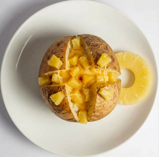 Baked Potato Pinapple 