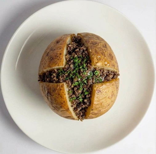 Baked Potato Haggis 