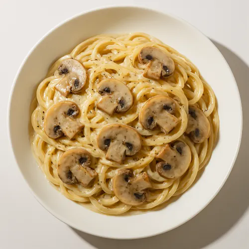 Funghi E Crema Pasta 