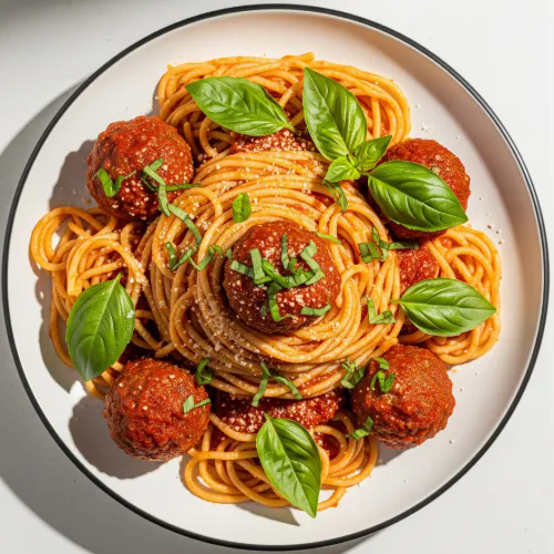Meatballs Pasta 