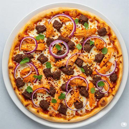 Mixed Kebab Pizza 