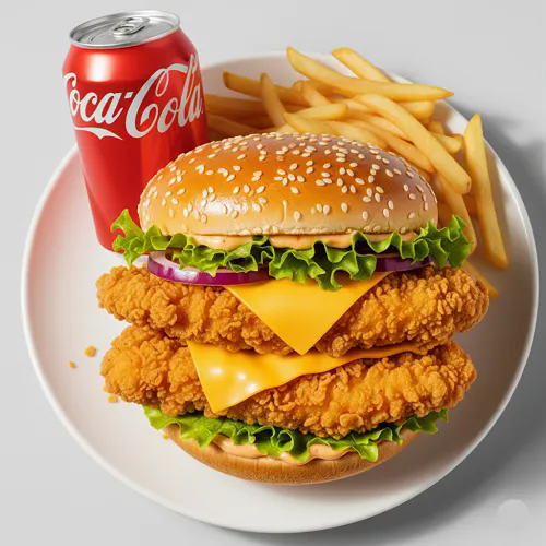 1/2lb Chickenburger With Chips 